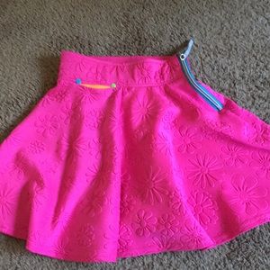 kids hot pink skirt